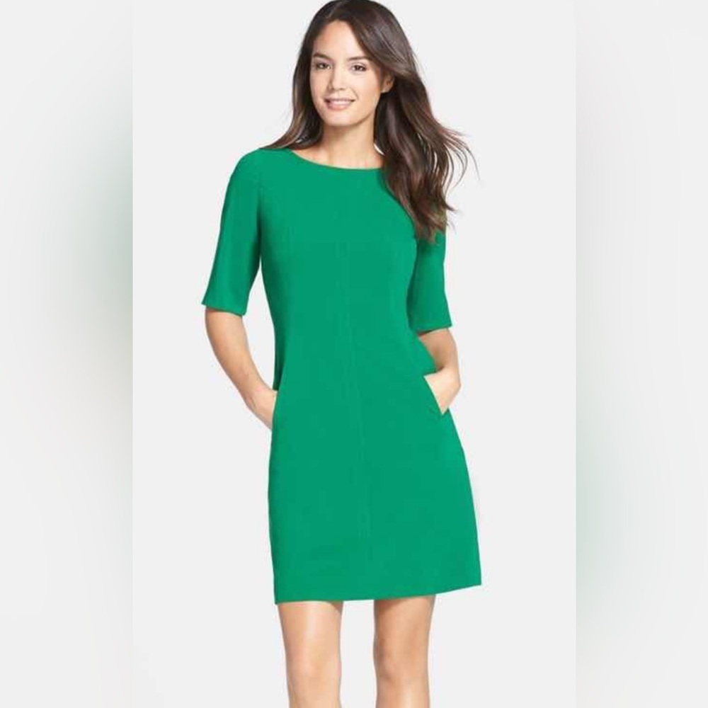 Tamari Kelly green dress with gold back zipper